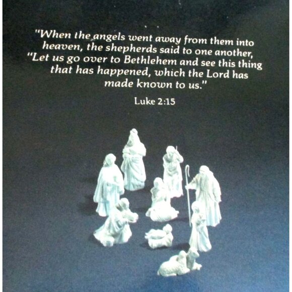 Avon Nativity Collectibles The Shepherd Figurine  - Vintage 1983 White Porcelain - Picture 10 of 10